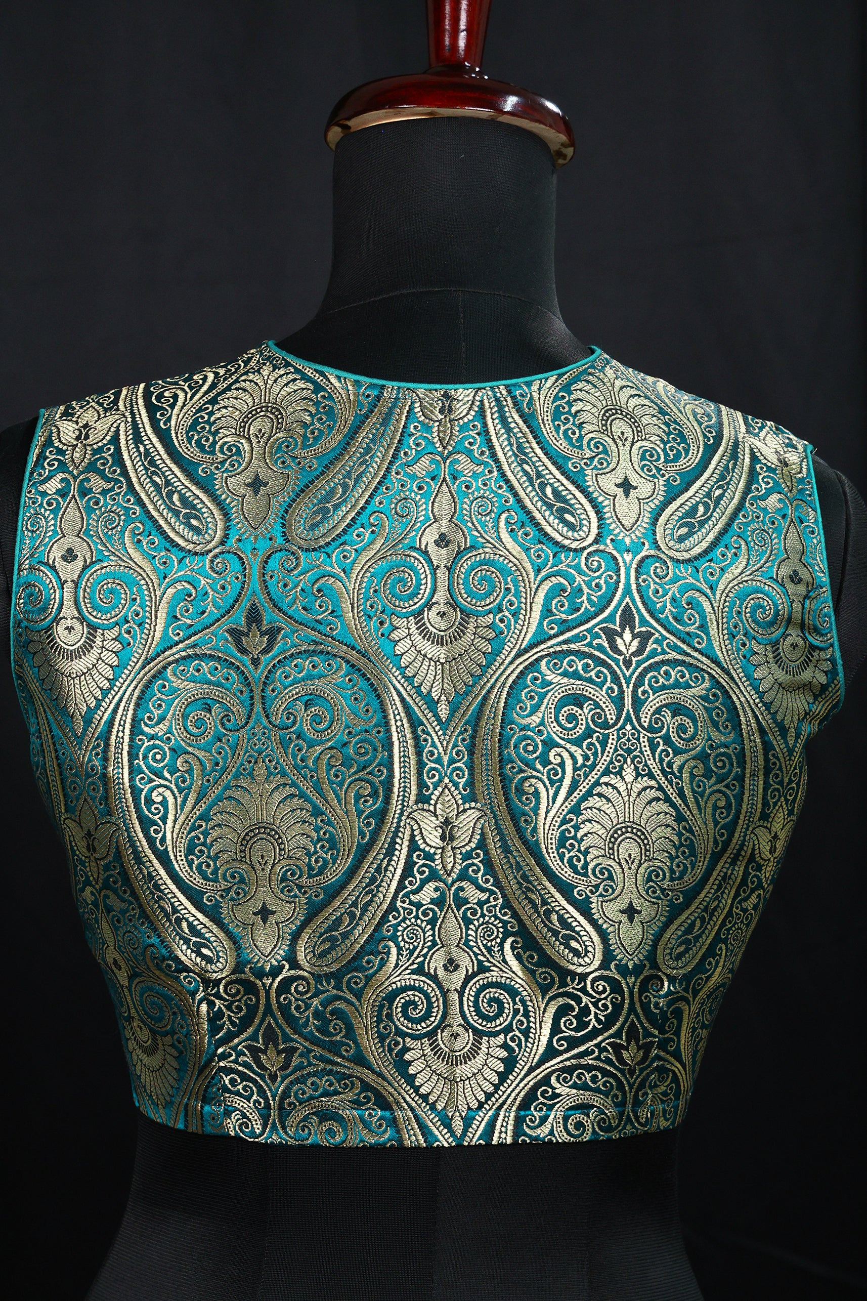 Katan Silk Brocade Blouse